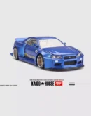 Kaido House KHMG158 Nissan Skyline GT-R R34 Kaido Works (V2 Aero) SHINJUKU V2 Blue