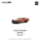 POPRACE 1:64 PR640173 NISSAN SKYLINE GT-R V8 DRIFT (KENMERI) ORANGE