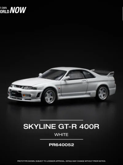 POPRACE 1:64 PR640052 NISSAN GT-R R33 NISMO 400R - WHITE