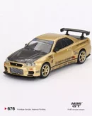 MINI GT 1:64 MGT00676 Nissan Skyline GT-R (R34) Top Secret Top Secret Gold