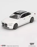 MINIGT 1:64 MGT00819 BMW i7 xDrive60 Mineral White