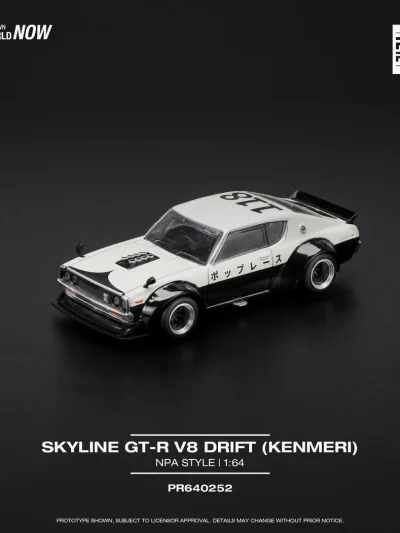 POPRACE 1:64 PR640252 NISSAN SKYLINE GT-R V8 DRIFT KENMERI