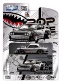 POPRACE x Enigma 1:64 PRE005 Skyline GT-R V8 Drift (Hakosuka) Metallic Silver