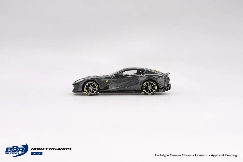 BBRFER64009 BBR Models 1:64 FERRARI 812 COMPETIZIONE GRIGIO COMPETIZIONE - Image 3