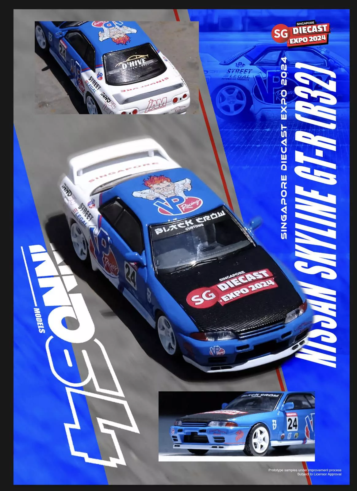 INNO64 1/64 SINGAPORE DIECAST EXPO X IAM 2024 SPECIAL EDITION