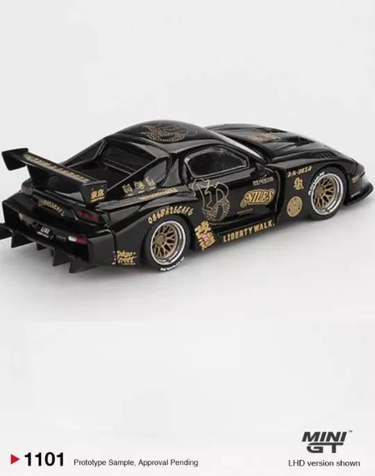 MINI GT MGT01101 1:64 MAZDA RX-7 LB-Super Silhouette FD-NILES Black - Image 2